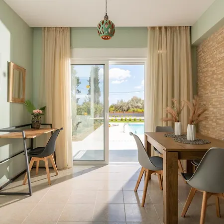 Ethria Pool Villa With Heated Jacuzzi Afantou Extérieur photo